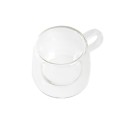 Ensemble de tasses à café DKD Home Decor Verre Transparent Verre Borosilicaté (80 ml)