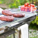 Churrasqueira Dobrável de Aço Inoxidável para Carvão ExelQ InnovaGoods