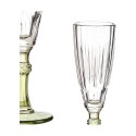 Copo de champanhe Vivalto Exotic Verde Cristal 170 ml (6 Unidades)
