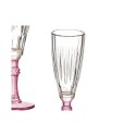Copo de champanhe Vivalto PR05720ST3/BHA6 PINK Cor de Rosa Cristal 170 ml (6 Unidades)