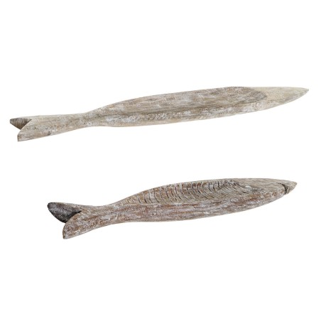 Centrotavola DKD Home Decor 74 x 12 x 4,5 cm Finitura invecchiata Marrone Pesce Mediterraneo (2 Unità) Centrotavola DKD Home Decor 74 x 12 x 4,5 cm Finitura invecchiata Marrone Pesce Mediterraneo (2 Unità)