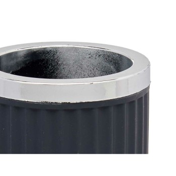 Bicchiere Berilo 3436-3 Antracite Plastica 7,5 x 11,5 x 7,5 cm Portaspazzolini da Denti (32 Unità)