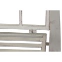 Chaise de jardin DKD Home Decor Blanc Métal 63,5 x 52 x 98 cm