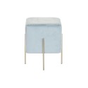 Fußstütze DKD Home Decor Gold Metall Himmelsblau (34 x 34 x 40 cm)