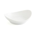 bandeja de aperitivos Quid Gastro Fun Branco Cerâmica 14 x 11 cm (12 Unidades)
