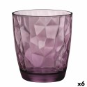 Copo Bormioli Rocco Diamond Roxo Vidro (390 ml) (6 Unidades)
