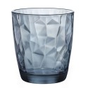 Copo Bormioli Rocco Diamond Azul Vidro (390 ml) (6 Unidades)