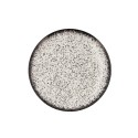 Piatto da pranzo Ariane Rock Nero Ceramica Ø 24 cm (6 Unità)