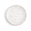 Piatto da pranzo Ariane Tornado White Bicolore Ceramica Ø 18 cm (12 Unità)