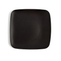 Piatto da pranzo Ariane Antracita Quadrato Nero Ceramica 20 cm (12 Unità)