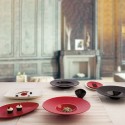 Piatto da pranzo Ariane Antracita Triangolare Bianco Ceramica Ø 29 cm (6 Unità)