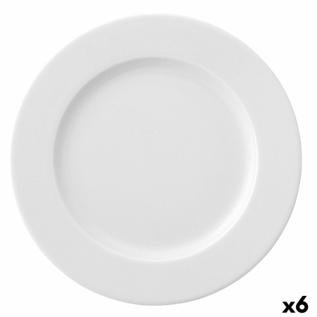 Flacher Teller Ariane Prime Weiß aus Keramik Ø 29 cm (6 Stück)