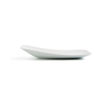Prato de Jantar Ariane Vital Rectangular Retangular Branco Cerâmica 29 x 15,5 cm (6 Unidades)