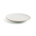 Plato Llano Ariane Terra Cerámica Beige (Ø 18 cm) (12 Unidades)