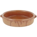 Cazuela Barro Clasico Marrón Cerámica Ø 28 cm (3 Unidades)
