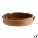 Tacho Barro Clasico Castanho Cerâmica Ø 40 cm (3 Unidades)