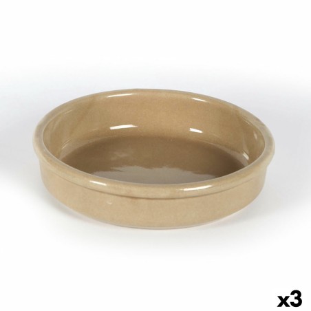 Cazuela Anaflor Barro Anaflor Marrón Cerámica Ø 21 cm (3 Unidades)