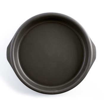 Tacho Quid Barro Lux Preto Cerâmica Ø 26 cm (6 Unidades)