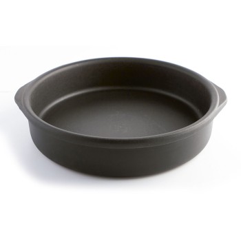 Teglia Quid Barro Lux Nero Ceramica Ø 26 cm (6 Unità)