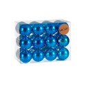Weihnachtskugeln-Set Blau Kunststoff (12 Stück)