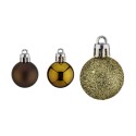 Conjunto de bolas de Natal 3 x 4 x 3 cm Verde Plástico (12 Unidades)