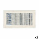Leinwand Streifen Mit Relief (110 x 60 x 2,5 cm) (2 Stück)