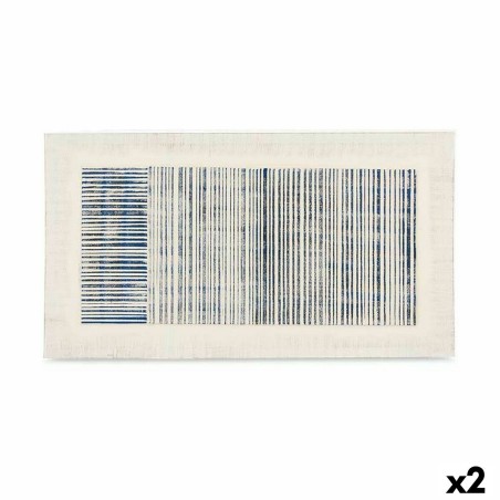 Leinwand Streifen Mit Relief (110 x 60 x 2,5 cm) (2 Stück) Leinwand Streifen Mit Relief (110 x 60 x 2,5 cm) (2 Stück)