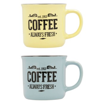 Tazza Quid Frappe Fresh Ceramica Multicolore 330 ml