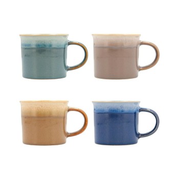 Tazza Quid Duo Ceramica Multicolore (265 ml) (12 Unità)