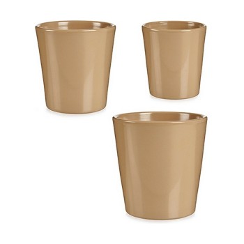 Conjunto de Vasos Ibergarden LINCE PQ - TOPO Bege Argila (6 Unidades)