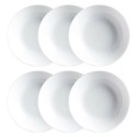 Conjunto de pratos Luminarc Diwali 6 pcs Branco Vidro