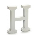 Letra Pincello H Branco 2 x 16 x 14,5 cm (24 Unidades)