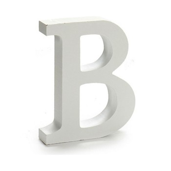 Buchstabe Pincello B Weiß 2 x 16 x 14,5 cm (24 Stück)