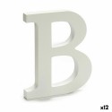 Letra Pincello B Branco 1,8 x 21 x 17 cm (12 Unidades)
