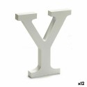 Letra Pincello Y Branco 1,8 x 21 x 17 cm (12 Unidades)