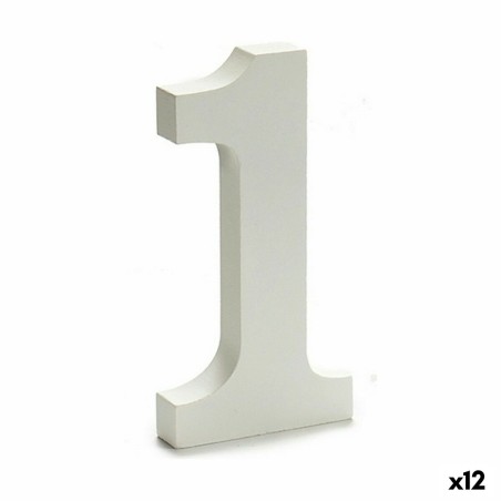 Numéro Pincello 1 Blanc 1,8 x 21 x 17 cm (12 Unités)