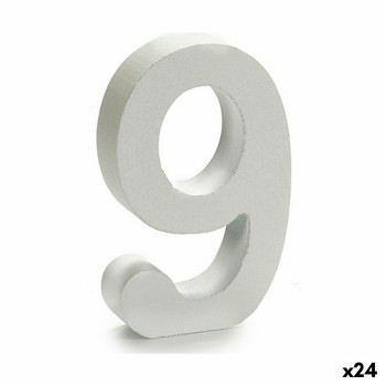 Numeri Pincello 9 Bianco 2 x 16 x 14,5 cm (24 Unità)