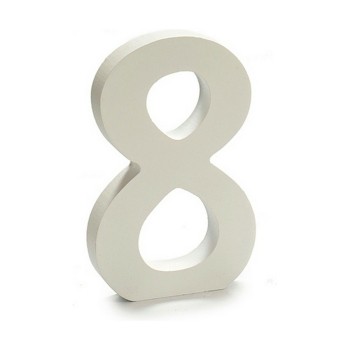 Numeri Pincello 8 Bianco 1,8 x 21 x 17 cm (12 Unità)