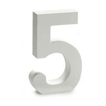 Numeri Pincello 5 Bianco 2 x 16 x 14,5 cm (24 Unità)