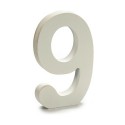 Number Pincello 9 White 1,8 x 21 x 17 cm (12 Units)