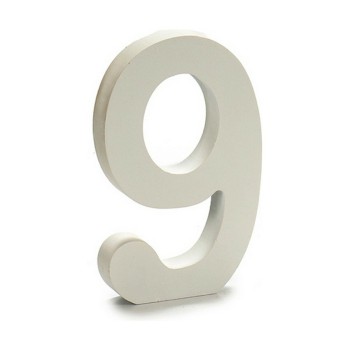 Numeri Pincello 9 Bianco 1,8 x 21 x 17 cm (12 Unità)
