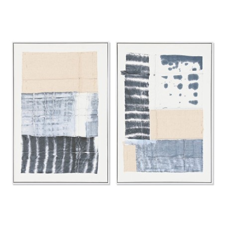 Pintura DKD Home Decor 60 x 3,2 x 90 cm Abstrato Urbana (2 Unidades)