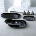 Prato de Sobremesa Luminarc Carine Preto Vidro (19 cm) (24 Unidades)