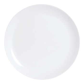 Assiette plate Luminarc Diwali Blanc verre (25 cm) (24 Unités)