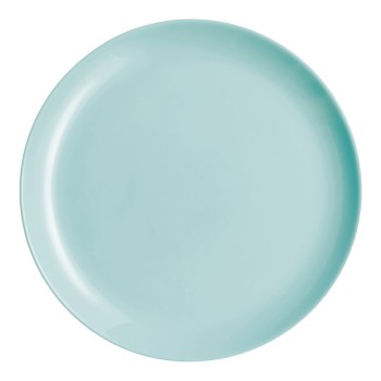 Prato de Jantar Luminarc Diwali Turquesa Turquesa Vidro 25 cm (24 Unidades)
