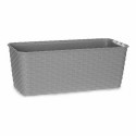 Floreira Stefanplast 73660 Cinzento Plástico 13 x 11 x 29 cm (12 Unidades)