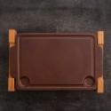 Steinofengrill Anaflor aus Keramik Braun (36,5 X 24 cm)