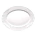 Recipiente de Cozinha Bormioli Rocco Ebro Oval Branco Vidro (36 cm) (12 Unidades)