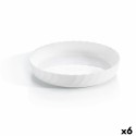 Kochschüssel Luminarc Trianon Oval Weiß Glas (Ø 26 cm) (6 Stück)
