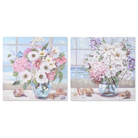 Pintura DKD Home Decor 100 x 2,8 x 100 cm 100 x 3 x 100 cm Shabby Chic (2 Unidades) Pintura DKD Home Decor 100 x 2,8 x 100 cm 100 x 3 x 100 cm Shabby Chic (2 Unidades)